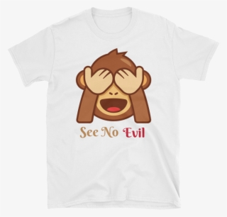 See No Evil Monkey Emoji T-shirt - Pyramid Vritra T Shirt