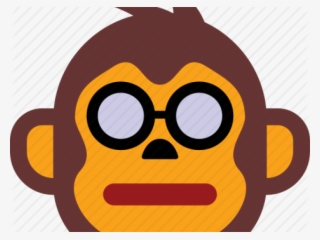 Emoji Clipart Monkey - Illustration