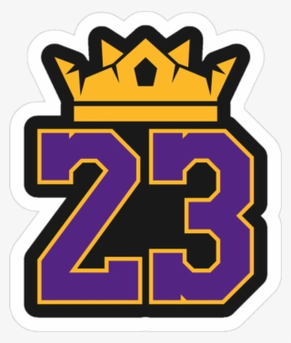 Lebron James Svg File, La Lakers Svg File, Nba Lebron - Lebron James 23 Logo Lakers