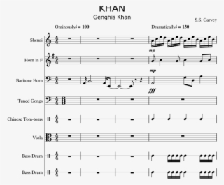 Khan - Monsters Inc Clarinet Sheet Music