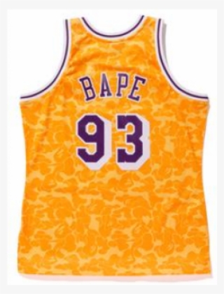 Bape X Mitchell & Ness La Lakers - Lakers Jersey