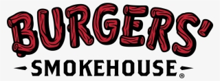 Burgers Wood 4c Black Logo - Burgers Smokehouse Logo