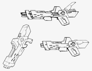 Thunderbolt-weapon - Line Art