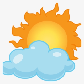 Partly Cloudy Clipart Partly Cloudy Clipart History - Sunny Png Clipart