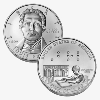 Free Download P Louis Braille Bicentennial Uncirculated - Louis Braille Png