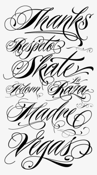 Clip Art Curvy Tattoo Font Fonts Graphic Design Pinterest - Tattoo Font Free Alphabet