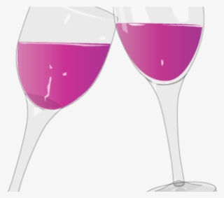 Pink Clipart Wine Glass - Wine Glass Clip Art