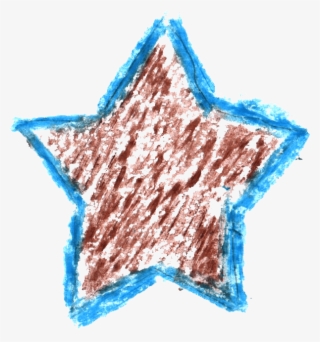 Crayon Star Drawing - Crayon Drawing Png