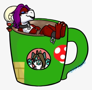Koopa Flavored Hot Chocolate - Cartoon