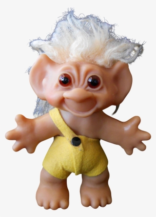 Original Thomas Dam Troll From Denmark Troll Dolls, - Girl Angry Troll Doll