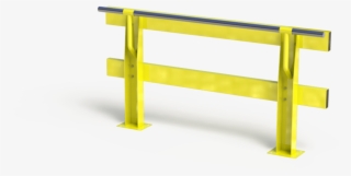 V-rail Verge Safety Barrier With Handrail - Bench