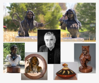 George Walbye And His Sculptures - Carving