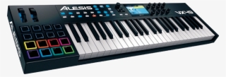 Alesis Vx49 49 Note Usb Midi Keyboard With Colour Screen - Keyboard With Pads 88