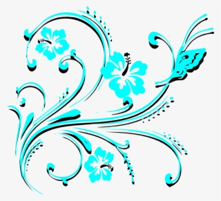 Butterfly Scroll Clip Art Vector Online Royalty Free - Card Corner Border Design Png