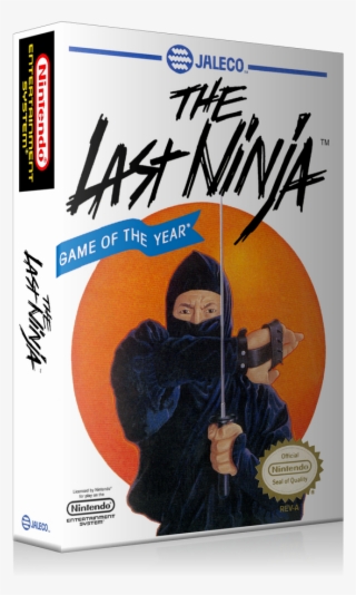 Nes Last Ninja Retail Game Cover To Fit A Ugc Style - Last Ninja Nes Boxart