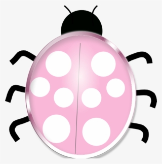 Silver Ladybug Pink Bug Insect Cute Scrapbooking Icon - Pink Ladybug Clipart
