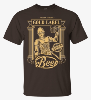 Gold Label Beer T-shirt - Fernando Sala Star Wars Jabba