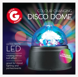 Colour Changing Spinning Disco Dome Mirror Ball Party - Graphic Design