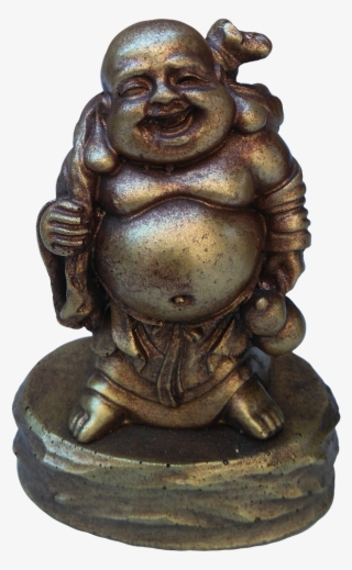 Buddha Money Bag 10cm - Bronze Sculpture