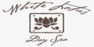 White Lotus Day Spa Logo - Calligraphy
