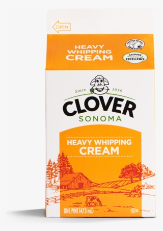 Heavy Whipping Cream - Clover Organic Milk 2%