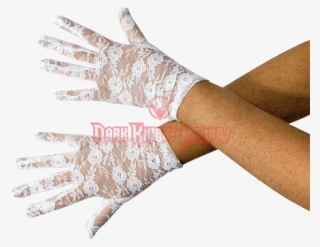 White Lace Gloves - Temporary Tattoo