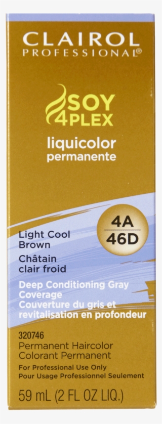 Clairol Professional 4a/46d Light Cool Brown Liquicolor - Soy 4 Plex
