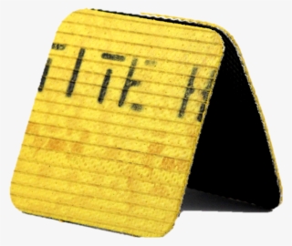 Yellow Fire Hose Coasters - Wallet