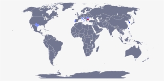 Anti Spam War Belligerents - World Map