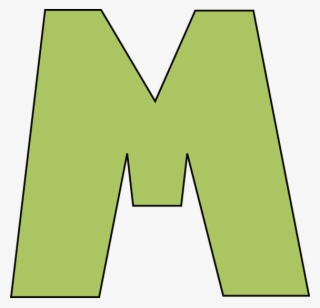 Green Letter M Clip Art