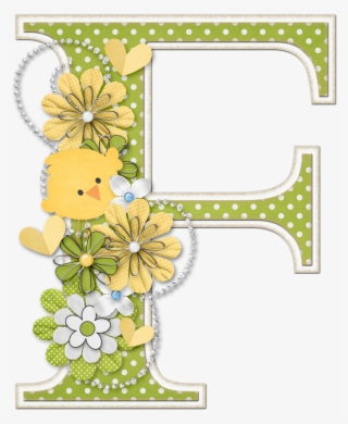 B *✿* Primaveral Con Flores , Patitos Y Huevos De Pascuaf - Letter