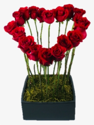 Heart Shape Red Roses - ورود على شكل قلب