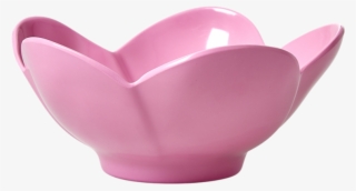 Flower Shaped Melamine Bowls In Pink By Rice Dk - Bowl