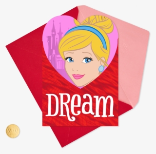Disney Cinderella Princess Dream Come True Valentine's - Illustration