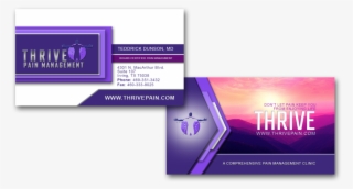 Thrive Business Card Design Sample - Graphic Design