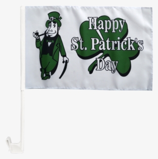 Happy Saint Patrick's Day St Patrick's Car Flag - Saint Patrick's Day