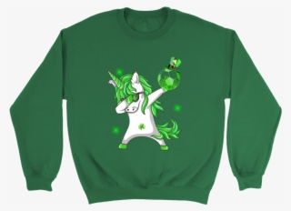 Happy St Patrick's Day Dabbing Unicorn Football T-shirt - Lifeguard T Shirt Funny