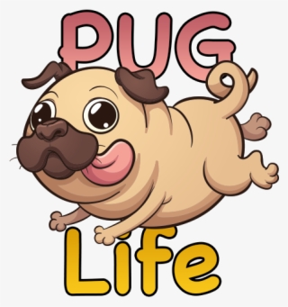 Pug Emoji & Stickers Messages Sticker-10 - Pug Running Clipart