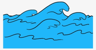 Drawing Of Waves - Water Waves Drawing Easy