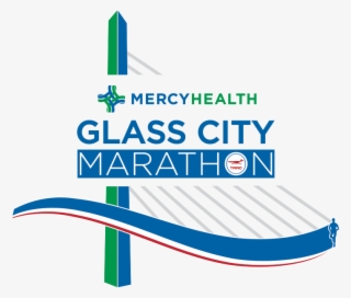 Where Is The Glass City - Glass City Marathon Logo