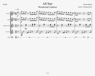 All Star Sheet Music Composed By Smash Mouth 1 Of 4 - Sheet Music