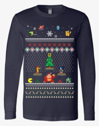 Smash Bros Ugly Xmas Sweater - Ugly Christmas Sweater Super Smash Bros