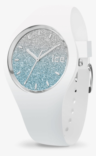 Ice Lo - White Blue - Ice Watch Glitter Green