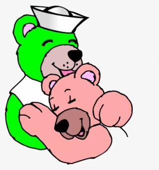 Freeuse Stock Sailor Hug Clip Art At Clker Com - Hugging Bears