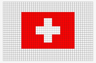 Flag Of Switzerland Pixel Art From Brikbook - Russian Flag Pixel Art