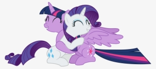 Rarity And Twilight Sparkle Hugging By Cloudyglow Dbnp4jr-fullview - My Little Pony Twilight And Rarity