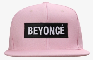 Pink Snapback Hat With “beyoncé” Label On Front - Baseball Cap