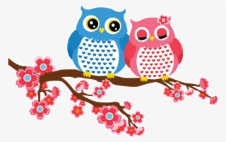 Owls Clipart Couple - Calendar 2019 Cute Owl