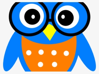 Owl Clipart Homework - Owl With Glasses Cartoon
