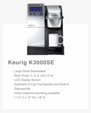 Keurig3000se - Espresso Machine